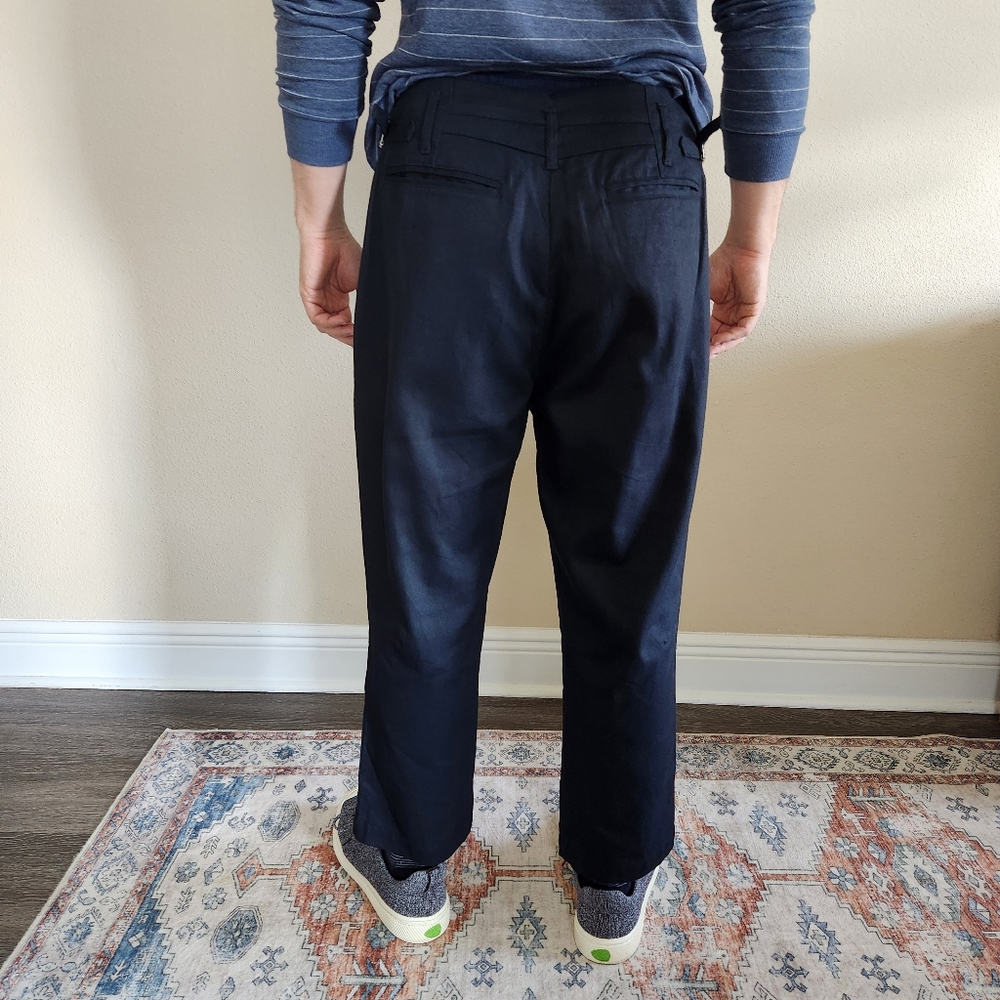 STAMPD Mens Black Cropped Ankle Pants With Waist Adjusters Size 32 NWT - Picture 4 of 16